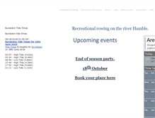 Tablet Screenshot of hambleriverrowing.com